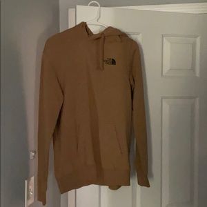 North face khaki hoodie